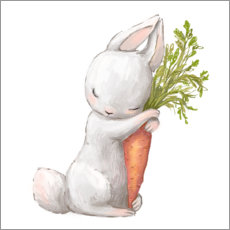 Lærredsbillede  My carrot - Eve Farb
