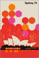 Plakat  Sydney 73 - Bo Lundberg