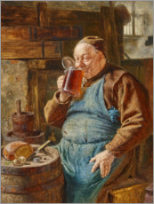 Lærredsbillede  The master brewer - Eduard Grützner