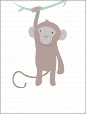 Lærredsbillede  Monkey - ilaamen Pelshaw