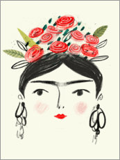 Lærredsbillede  Frida Kahlos drømme II - Victoria Borges
