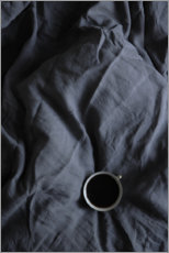 Selvklæbende plakat  Kaffetid i sengen - Studio Nahili