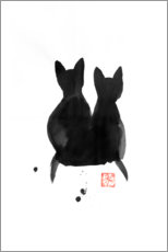 Plakat Two cats