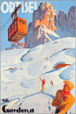 Plakat  Ortisei - Val Gardena - Vintage Travel Collection