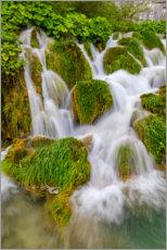 Lærredsbillede  Waterfalls in the Plitvice National Park - Jaynes Gallery