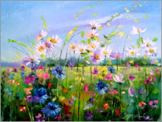 Akrylbillede  Summer flowers - Olha Darchuk