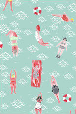 Plakat Swimming Girls