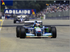 Lærredsbillede  Michael Schumacher, Benetton B194 Ford, Adelaide, Australian GP 1994