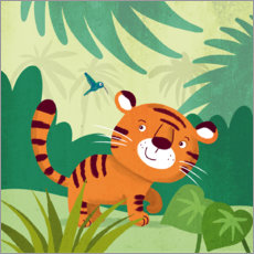 Akrylbillede  Lille Tiger 2 - Julia Reyelt