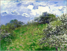 Akrylbillede  spring - Claude Monet