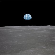 Galleritryk  Apollo 11 - Jordens opstigning over månen - NASA