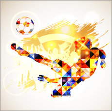 Galleritryk  Fodbold koncept - TAlex