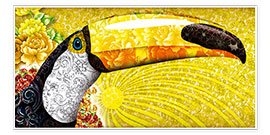 Plakat  Gorgeous toucan - Claudio Limón