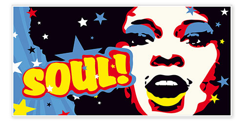 Plakat Soul! for the funky world