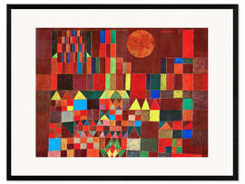 Kunsttryk i ramme  Slot og sol - Paul Klee