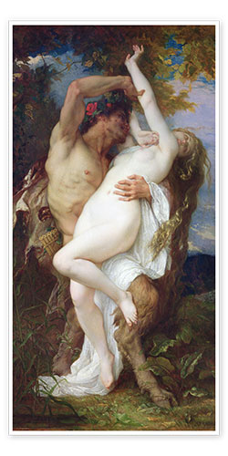 Plakat Nymph Abducted by a Faun