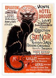 Plakat Chat Noir (Expositions, vente Hôtel Drouot)