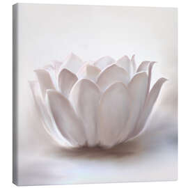 Lærredsbillede  Hvid lotus - Christine Ganz
