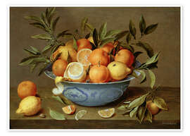 Plakat Still Life with Oranges and Lemons