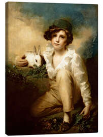 Lærredsbillede  Boy and Rabbit - Henry Raeburn