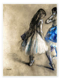 Plakat  A Dancer resting - Edgar Degas