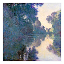 Plakat  Morning on the Seine near Giverny - Claude Monet