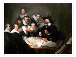 Plakat  Dr. Nicolaes Tulps anatomi-lektion - Rembrandt van Rijn