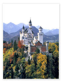 Plakat  Neuschwanstein Castle - Ric Ergenbright