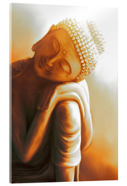 Akrylbillede  Hvilende Buddha V - Christine Ganz