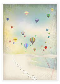 Plakat  Hot air balloon day - Elisandra Sevenstar