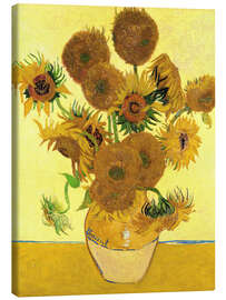 Lærredsbillede  Solsikker - Vincent van Gogh