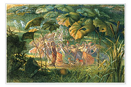 Plakat  Fairy Dance in a Clearing - Richard Doyle