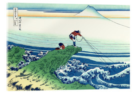 Akrylbillede  Kajikazawa in Kai province - Katsushika Hokusai