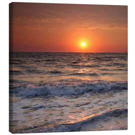 Lærredsbillede  Sunset at the sea - Filtergrafia