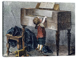 Lærredsbillede  Wolfgang Amadeus Mozart