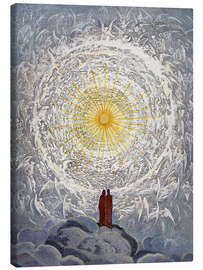Lærredsbillede  Den guddommelige Komedie, sang XXXI (Den himmelske rose) - Gustave Doré