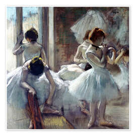 Plakat  Group of Dancers - Edgar Degas