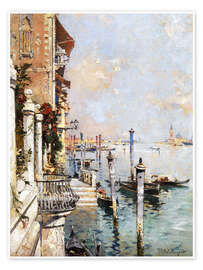 Plakat  The Grand Canal, Venice - Franz Richard Unterberger