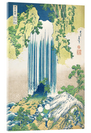Akrylbillede  Yoro Waterfall in Mino Province - Katsushika Hokusai