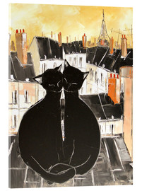 Akrylbillede  Cats love - JIEL