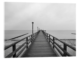 Akrylbillede  Pier Baltic Sea - HADYPHOTO