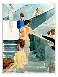Plakat  Bauhaus-trappe - Oskar Schlemmer