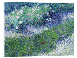 Akrylbillede  Butterflies and Flowers - Vincent van Gogh