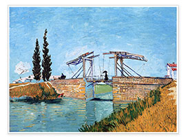 Plakat  The Langlois Bridge at Arles - Vincent van Gogh