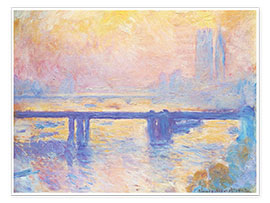 Plakat  Charing Cross Bridge - Claude Monet