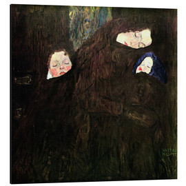 Print på aluminium  Mother with children - Gustav Klimt