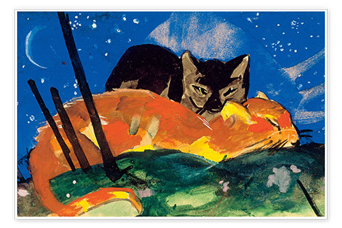 Plakat Two Cats, 1913