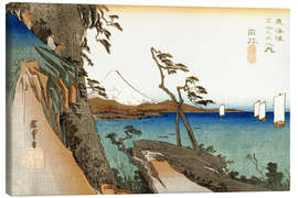 Lærredsbillede  Yui Station 16 - Utagawa Hiroshige