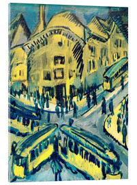Akrylbillede  Nollendorfplatz - Ernst Ludwig Kirchner