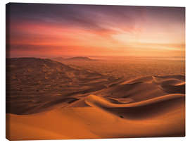 Lærredsbillede  Desert Sunset - Andreas Wonisch